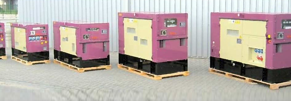 Sales of generator sets – models from 12kVA to 150kVA